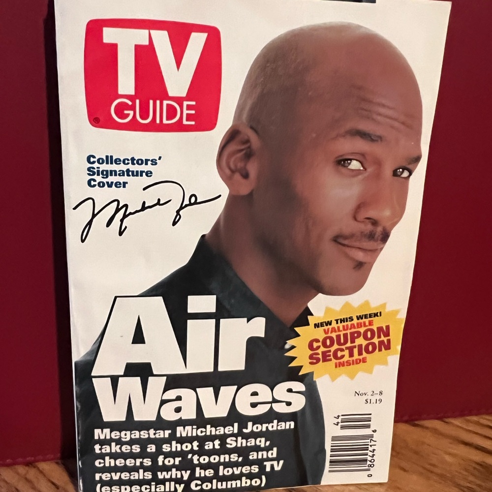 1996 Michael Jordan TV guide